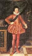 POURBUS, Frans the Younger Portrait of Louis XIII of France at 10 Years of Age oil on canvas